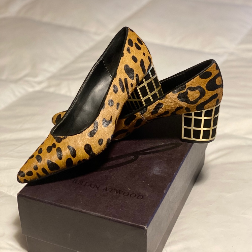 Brian Atwood Karina Leopard Heels